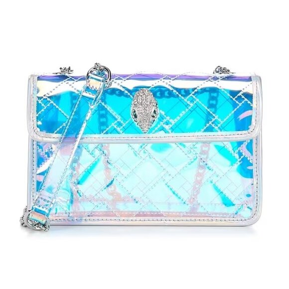 Kurt Geiger London Medium Kensington Quilted Vinyl Shoulder Bag